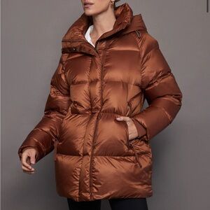 Varley Canton Down Jacket Tortoise Shell